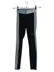 Vorschaubild 1 von Pro Damen Sport Leggings Schwarz Grau Fitness Tights XS