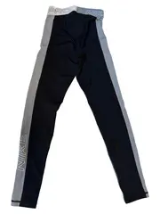 Vorschaubild 4 von Pro Damen Sport Leggings Schwarz Grau Fitness Tights XS