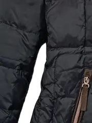 Vorschaubild 2 von Damen Steppjacke Winterjacke Kapuze Fellbesatz Blau Gr. S