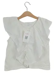 Vorschaubild 1 von Mädchen Top mit Rüschen Gr. 152 Weiß