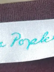 Vorschaubild 5 von Langarmshirt Damen Shirt Braun Gr. 50x52 Baumwolle Basic V-Ausschnitt