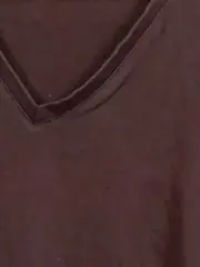 Vorschaubild 3 von Langarmshirt Damen Shirt Braun Gr. 50x52 Baumwolle Basic V-Ausschnitt