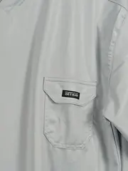 Vorschaubild 3 von Herren Langarmshirt L Grau Polyester Casual Freizeit Logo