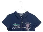 Vorschaubild 2 von Damen Poloshirt Gr. 38 Blau Stickerei T.T. Polo Team Spirit