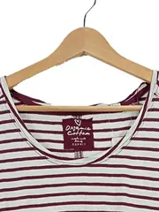 Vorschaubild 4 von Damen T-Shirt Gr. XS gestreift Organic Cotton weiß bordeaux