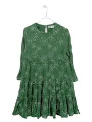 Vorschaubild 1 von Freizeitkleid Damen Baumwolle Blumenmuster Midikleid Gr. 38 M