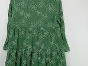 Vorschaubild 3 von Freizeitkleid Damen Baumwolle Blumenmuster Midikleid Gr. 38 M