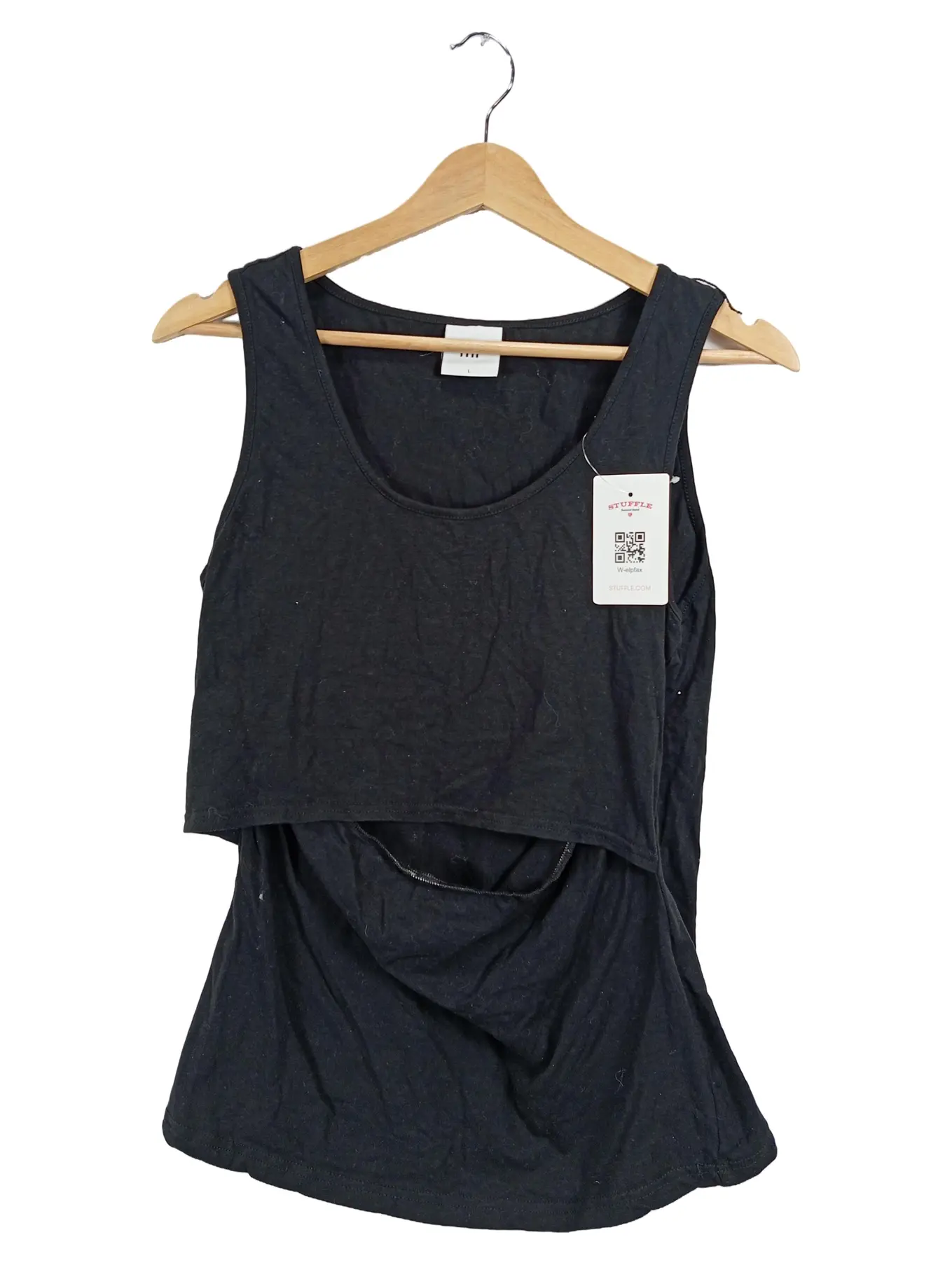 ML COLLECTIONS Still-Nachthemd Damen Nachtwäsche Freizeit Schwarz Gr. 40 L