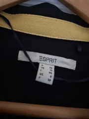 Vorschaubild 6 von Hemdblusenkleid Blau Uni Midikleid Gr. 36/S Büro Klassisch Polyester