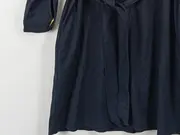 Vorschaubild 5 von Hemdblusenkleid Blau Uni Midikleid Gr. 36/S Büro Klassisch Polyester