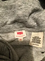 Vorschaubild 4 von Kapuzenpullover Herren Hoodie Gr. XS Grau Logo Print Sweatshirt Casual