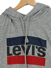 Vorschaubild 3 von Kapuzenpullover Herren Hoodie Gr. XS Grau Logo Print Sweatshirt Casual