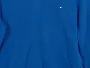 Vorschaubild 2 von Pullover Herren Gr. M V-Ausschnitt Blau Baumwolle