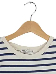 Vorschaubild 3 von Damen T-Shirt Peplum Gr. S gestreift blau weiß maritim
