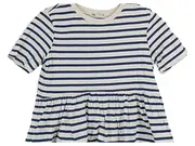 Vorschaubild 2 von Damen T-Shirt Peplum Gr. S gestreift blau weiß maritim