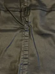 Vorschaubild 7 von Damen Rock Minirock Gr. 34/XS Schwarz Beschichtet Baumwoll-Mix Modern