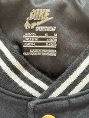 Vorschaubild 8 von College Jacke Herren Gr. M Schwarz Sweatjacke Varsity Bomber Logo Baumwolle