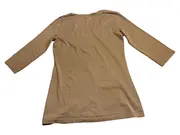 Vorschaubild 2 von Damen Langarmshirt 3/4-Arm Waldmotiv Pailletten Grau Gr. M