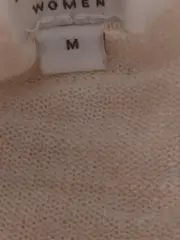 Vorschaubild 4 von Damen Pullover Rippstrick Beige Gr. M Viskose Wolle Lyocell