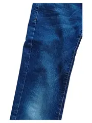 Vorschaubild 3 von Jeans Mädchen Regular Fit Blau Baumwolle Gr. 134 Hose
