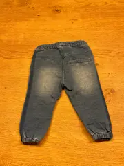 Vorschaubild 3 von Baby Jeans Jogginghose Gr. 68 Blau Baumwolle Gummibund