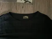 Vorschaubild 4 von Damen T-Shirt Gr. 40-42 Schwarz Casual Lochmuster Kurzarm
