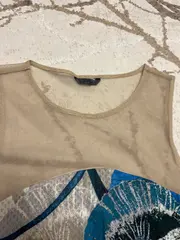 Vorschaubild 3 von Damen Cocktailkleid Schlauchkleid Blumen Muster Blau Gr. 38 M