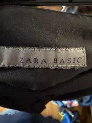 Vorschaubild 2 von Basic Damen Faltenrock Schwarz Gr. M/38 Baumwolle Casual