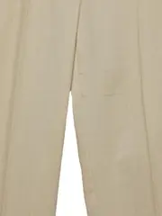 Vorschaubild 3 von Stoffhose Damen Beige Gr. 42 Business Klassisch Viskose Falten