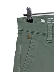 Vorschaubild 4 von Stoffhose Herren Casual Oliv Baumwolle W32/48 M