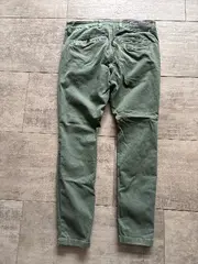 Vorschaubild 5 von Stoffhose Herren Casual Oliv Baumwolle W32/48 M