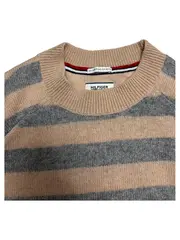 Vorschaubild 3 von Damen Pullover Gr. 40 L Beige Gestreift Wolle Blend Casual