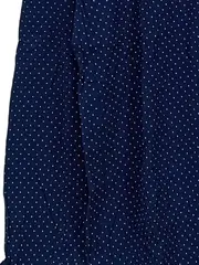 Vorschaubild 3 von Damen Blusenkleid Tunika Gr. 36/S Blau Gepunktet Langarm