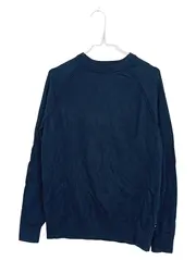 Vorschaubild 1 von EDC Herren Pullover Basic Langarm Blau Gr. S Baumwolle Kaschmir