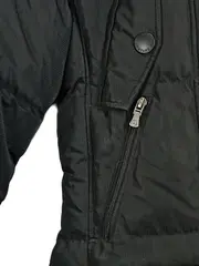 Vorschaubild 3 von Damen Steppjacke Wintermantel Gr. 34/XS Schwarz Kapuze