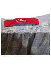 Vorschaubild 6 von Damen Bluse Langarm Punkte Raffungen Blau Gr. 42 XL