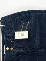 Vorschaubild 3 von Damen Cordrock Gr. 40/L Blau Minirock Baumwolle Reißverschluss