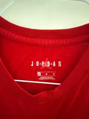 Vorschaubild 3 von Jordan T-Shirt Herren Gr. M Rot Logo-Print Streetwear Baumwolle