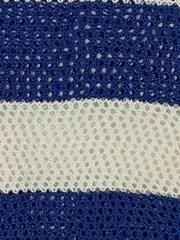 Vorschaubild 6 von Damen Pullover Strickpullover Gr. 36;S Blau Gestreift Lochmuster Maritim