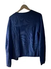 Vorschaubild 2 von Damen Strickjacke Cardigan Blau Gr. 36/S Viskose NEU