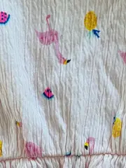 Vorschaubild 4 von Sommerkleid Kinder Rosa Gr. 68 Baumwolle Tiermotiv Rüsche
