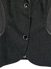 Vorschaubild 3 von Damen Blazer Gr. 40 Grau Fischgrät Business Jacke