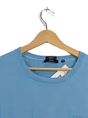 Vorschaubild 3 von Herren Pullover Gr. XL Blau Baumwolle Sweater Logo Regular Fit