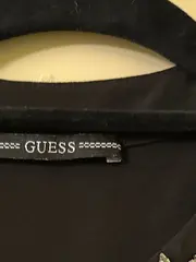 Vorschaubild 5 von Damen Bluse Schwarz Schmucksteine Volant Ärmel Gr. XL Elegant