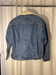 Vorschaubild 2 von Sherpa Trucker Jeansjacke Damen Blau Baumwolle Gr. 38 M