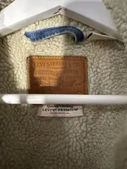 Vorschaubild 5 von Sherpa Trucker Jeansjacke Damen Blau Baumwolle Gr. 38 M