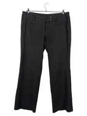 Vorschaubild 1 von Damen Stoffhose Schwarz Business Gr. 44 Bootcut Elegant