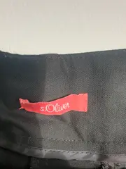 Vorschaubild 5 von Damen Stoffhose Schwarz Business Gr. 44 Bootcut Elegant