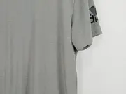 Vorschaubild 3 von Herren Sport Shirt Meliert Polyester Kurzarm Grau Gr. M 50