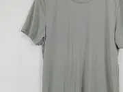 Vorschaubild 4 von Herren Sport Shirt Meliert Polyester Kurzarm Grau Gr. M 50
